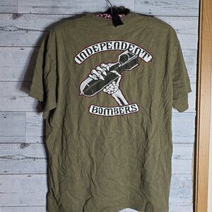 Independent Trading Company Independent Bombers Graphic Green Tshirt